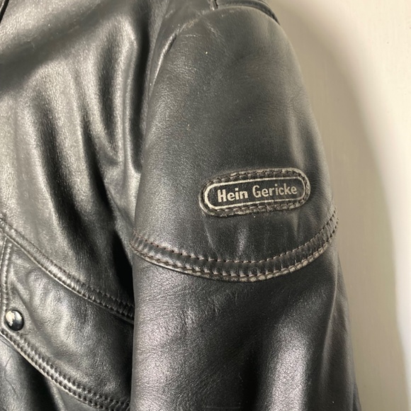 Vintage Hein Gericke Leather Motorcycle Jacket Men’s Size Large - Picture 5 of 10